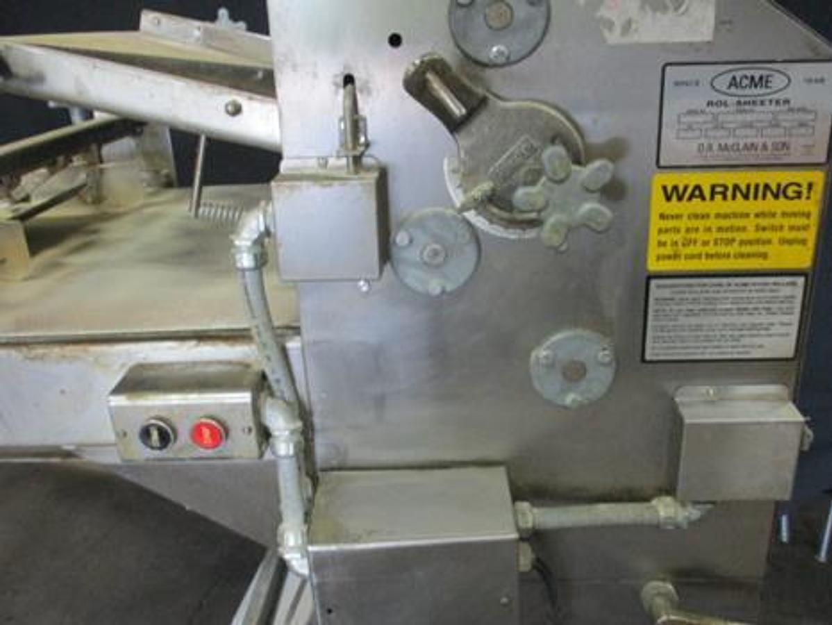 Used Acme Model 88-4 ROL-Sheeter/ Dough Sheeter/moulder,