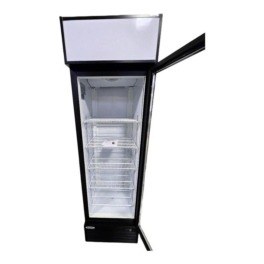 Used Kool-It KGM-13 Refrigerated Upright Display Cooler -Warranty
