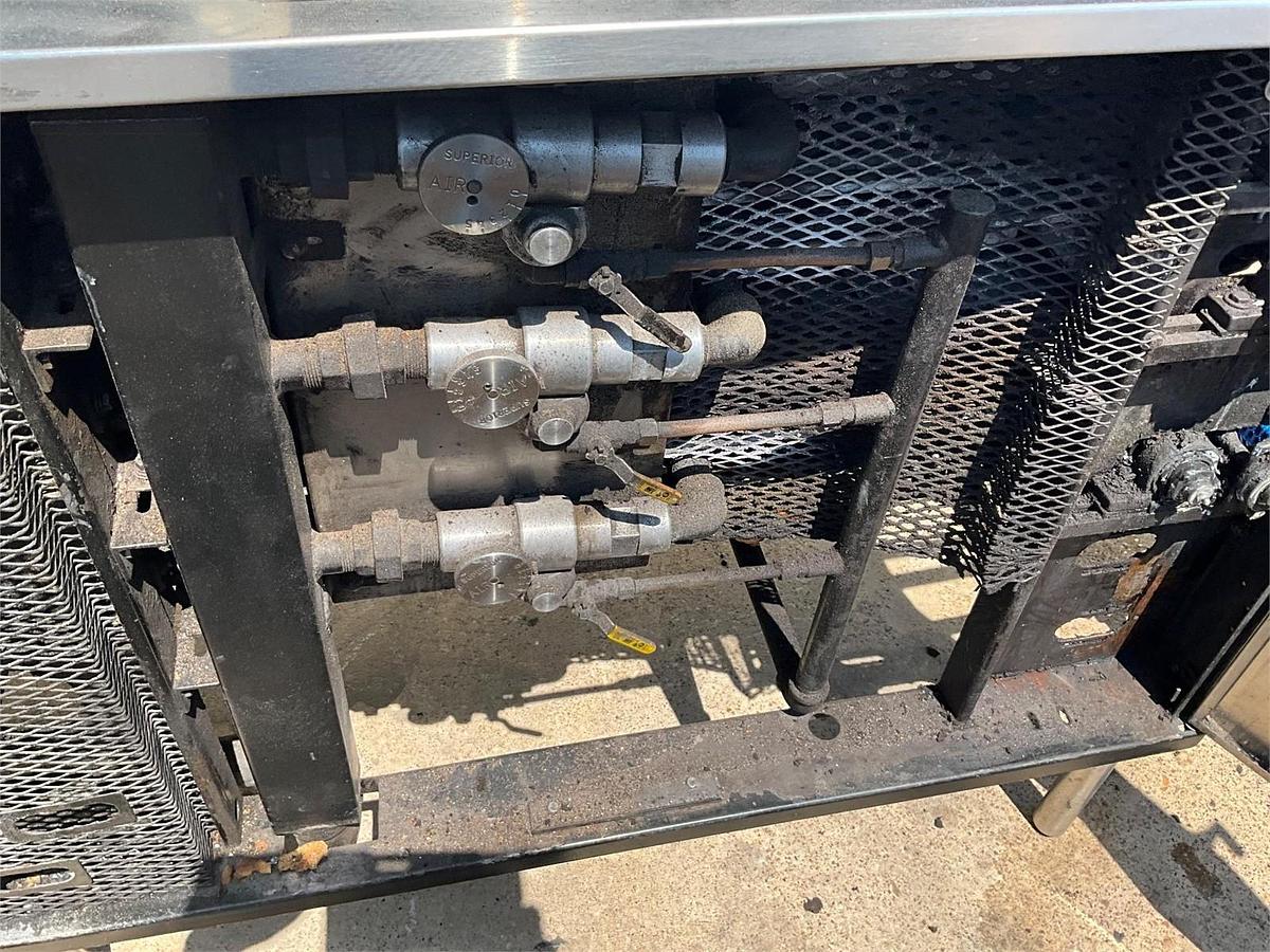 Used Superior gas corn and tortilla line with conveyors