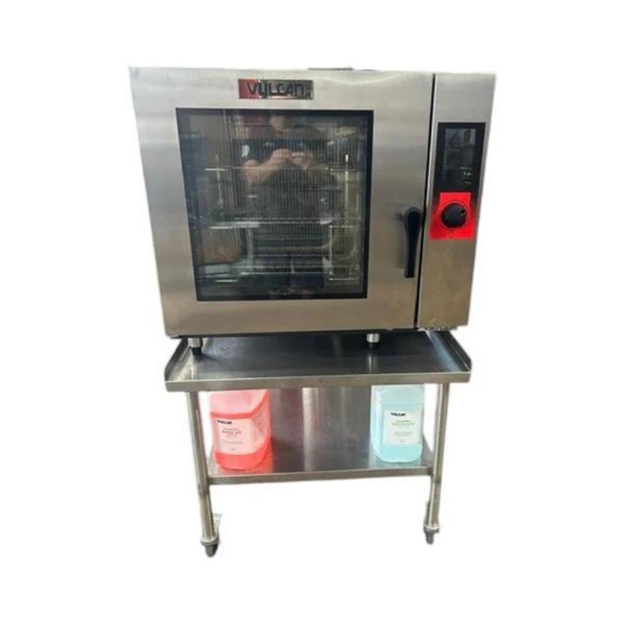 Used Vulcan TCM61G Combi Oven with Stand - Nat Gas