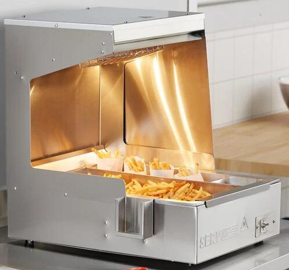 Used Fry dump holding station - stainless steel - 3 sizes -26" - 22" - 17"