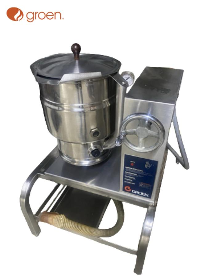 Used Groen TDBO-20 20 Qt Manual Tilt Tilting Skillet Braising Pan