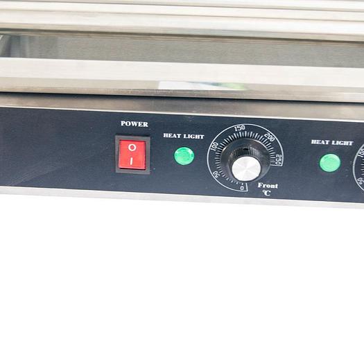 New Commercial 18 Hot Dog Hotdog 7 Roller Grill W/cover Stainless