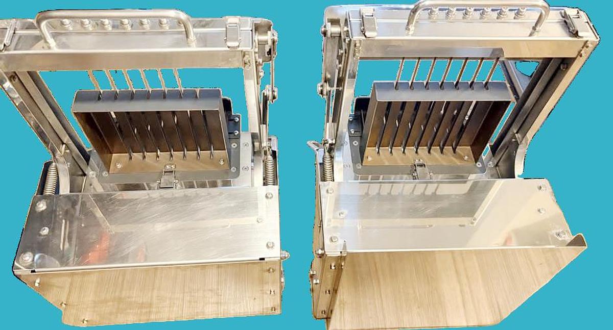Used Commercial Japanese X-Top TK-2 Sushi Roll Cutters – Great Condition (8-Piece Cut) - 2 available - SEE VIDEO