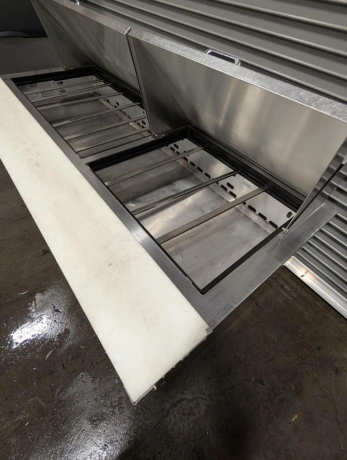 Used True TFP-72-30M-D6 72" Six Drawer Salad/Sandwich Refrigerated Prep Table -