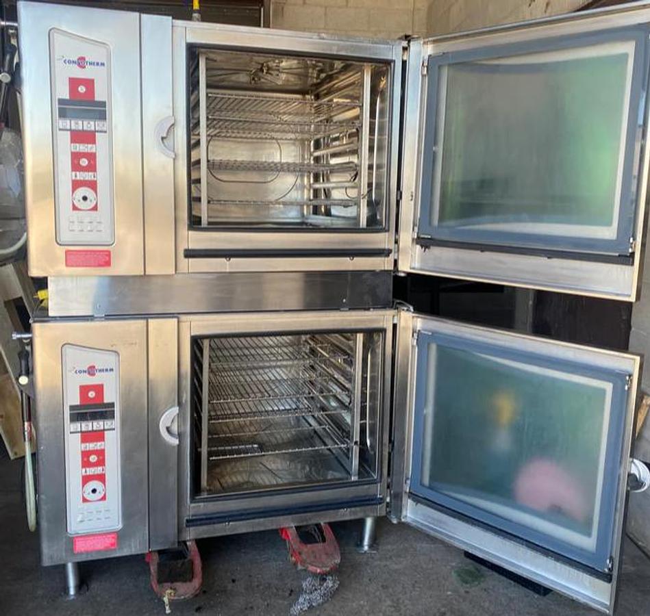 Used Cleveland OGS-6.20 Natural Gas Double Deck Combi Oven