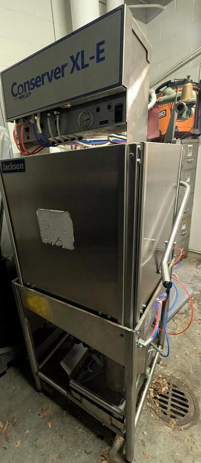 Used ackson WWS CONSERVER XL-E Conserver Low Temperature Dishwasher 39 Racks/hr