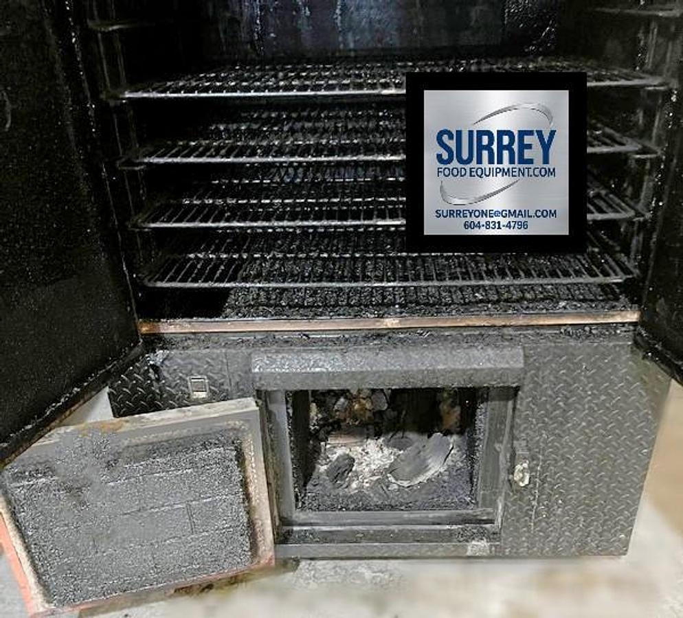 Used J&R Manufacturing Smoke-Master 250 RFS 600 lb. Wood-Fired Smoker with Electric Heat - 208/240V