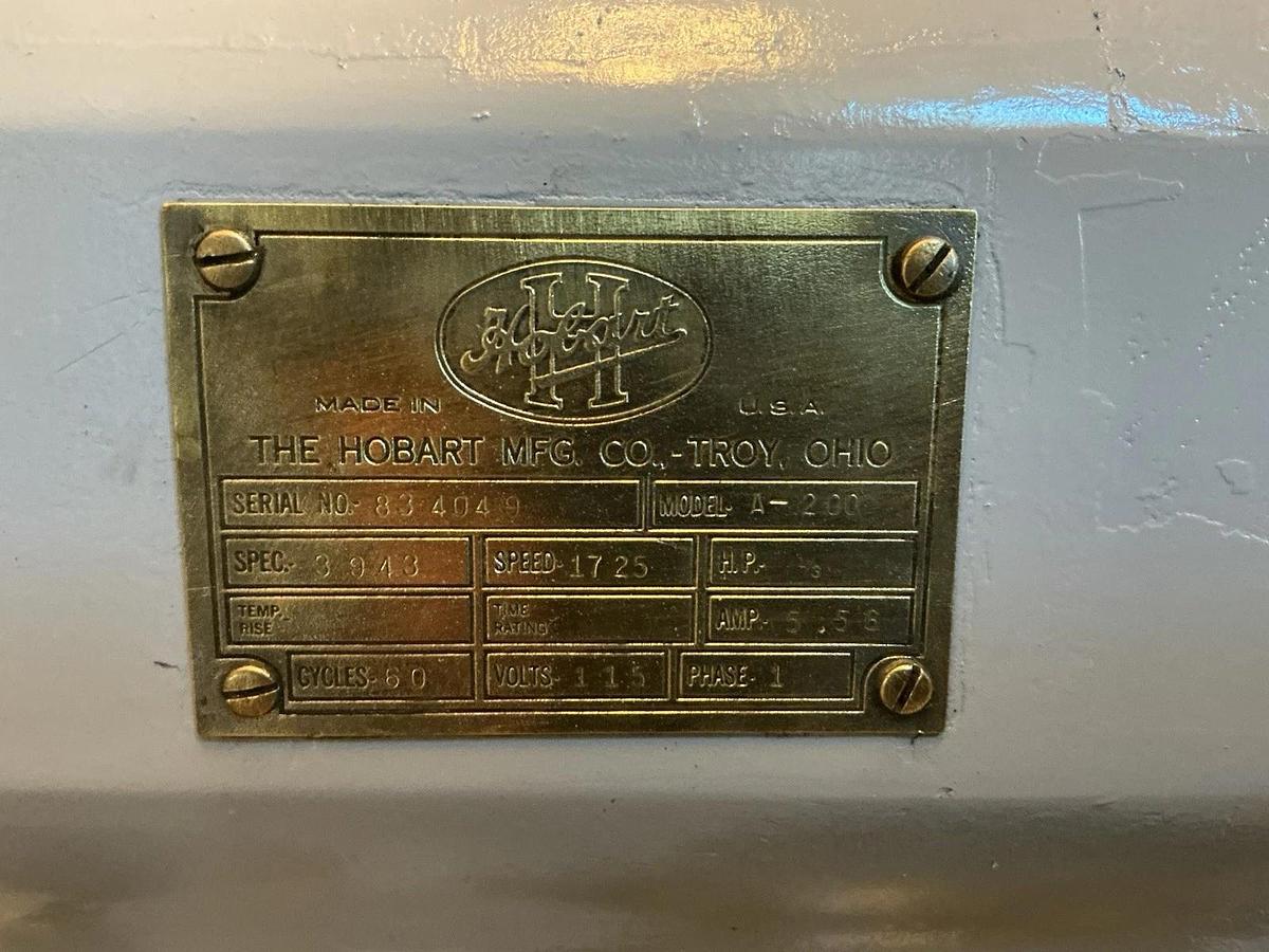 Used Hobart A200 20 Quart Commercial Bakery Mixer SS Bowl & 3 Attachments in Ohio