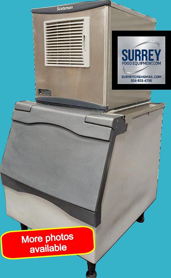 Used Scotsman C0522MA-1E Full Cube Ice Maker, Air Cooled w/Ice Bin