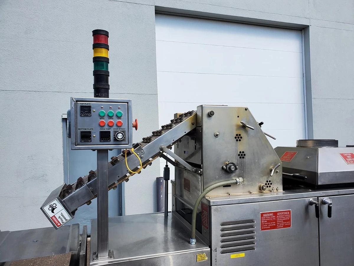 Used UPERIOR Flour Tortilla Press and Oven Combo Machine besco - gas