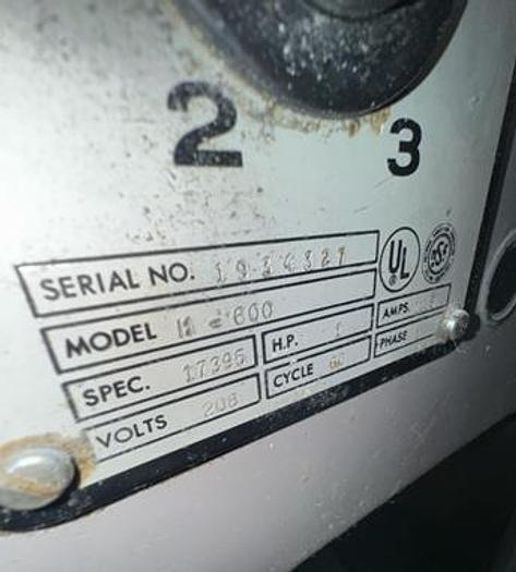 Used Hobart H600 60qt Mixer Dough Automatic Bowl Lift