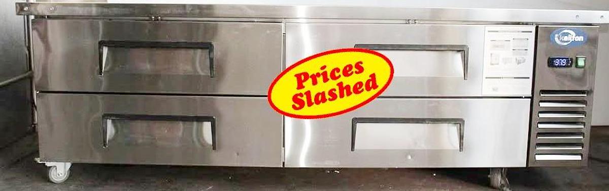 Used Kalifon Chef Base - Scratch & Dent - Model KAR-72B - 72.75" Wide  - SEE VIDEO