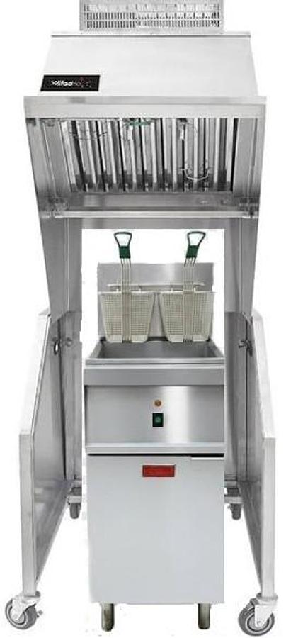 24" ventless hood with single or 3 phase electric deep fryer - BRAND NEW SPECIAL COMBO