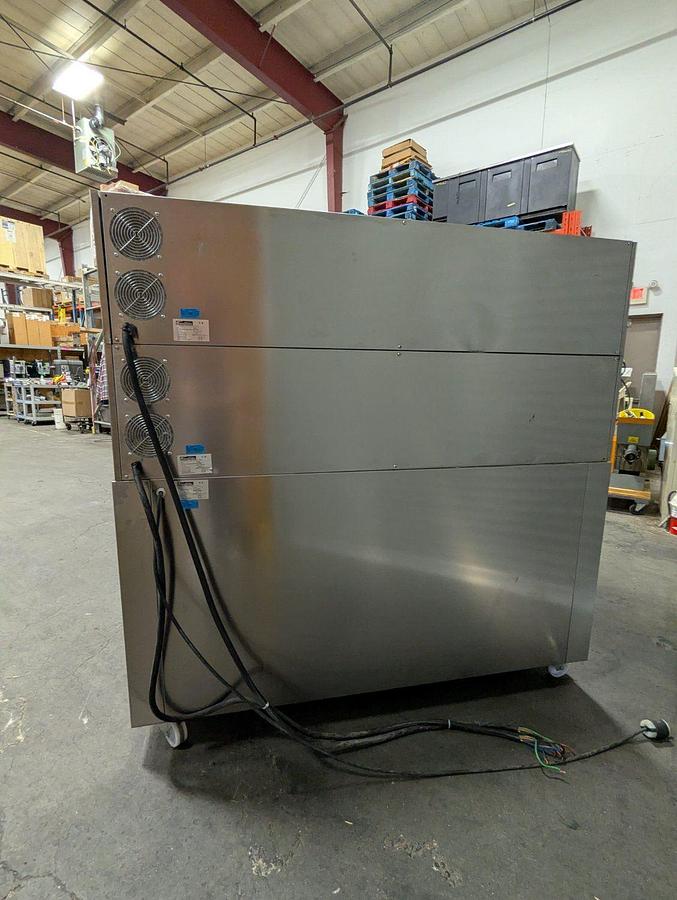 Used  Fornitalia 2-Chamber Electric Pizza Oven w/Warm Cabinet