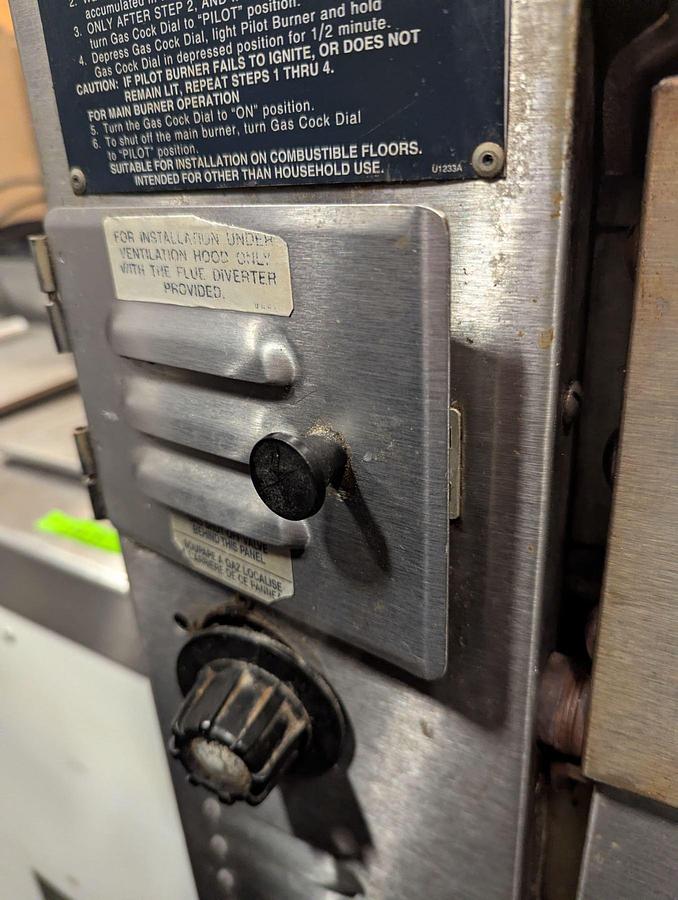 Used Bakers Pride GP61 Hearthbake Double Deck Gas Oven