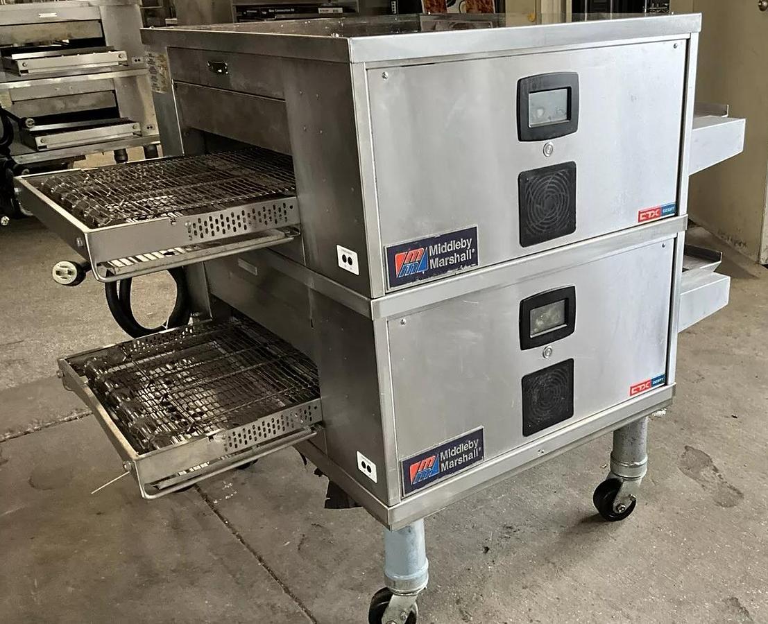 Used 2023 CTX Middleby Marshall DZ33T Infrared Radiant conveyor pizza double oven 