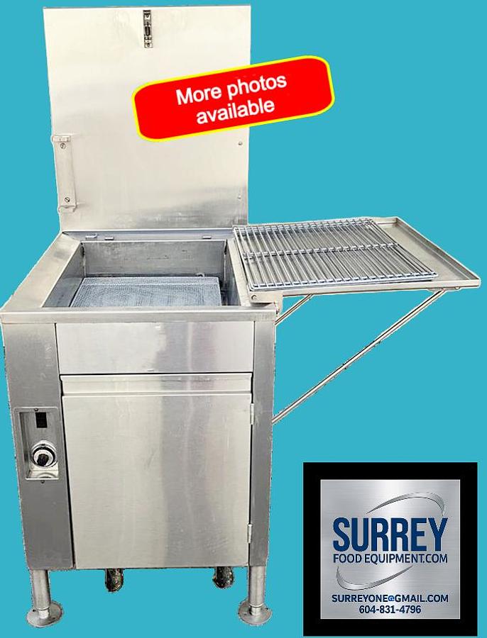 Used Avalon electric donut fryer with filter
