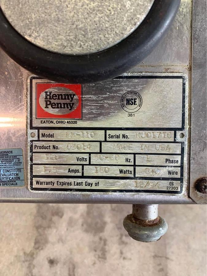 Used Henny Penny Chicken Breading Machine - works great - see video