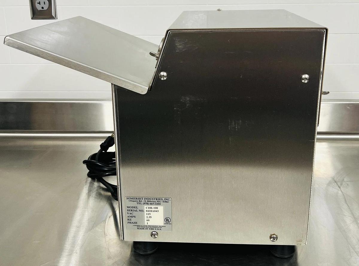 Used omerset CDR-100 Little Wonder 10" Countertop Dough Sheeter / Synthetic Rollers
