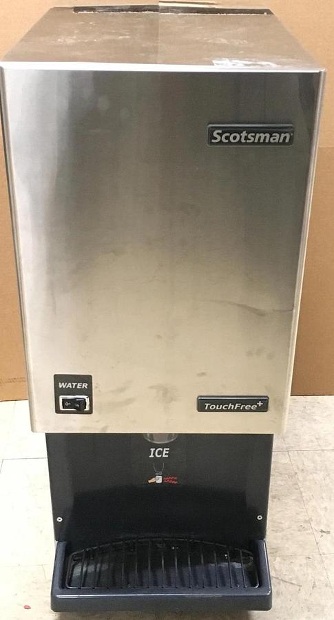 Used Scotsman MDT4F12A-1H TouchFree Ice & Water Dispenser PSi 124 Low 235 High