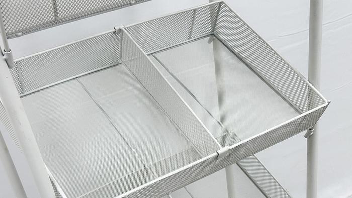 4-Tier Metal Wire Retail Floor Display Candy Rack