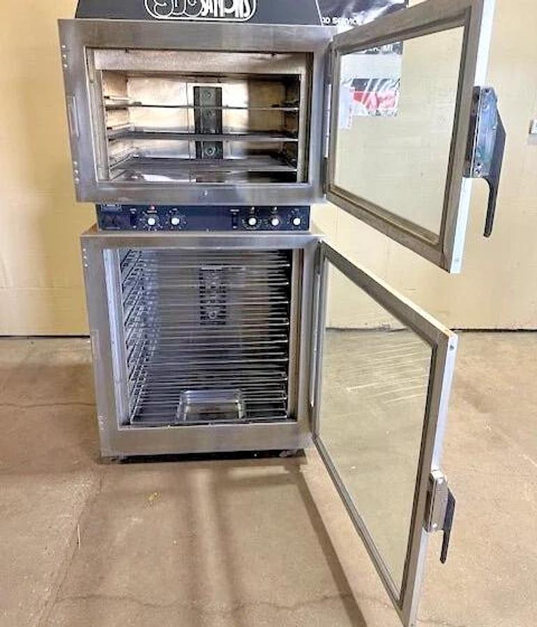 Used DUKE ELECTRIC 3PH 2 IN 1 TOP OVEN AND BOTTOM PROOFER BAKING OVEN STATION