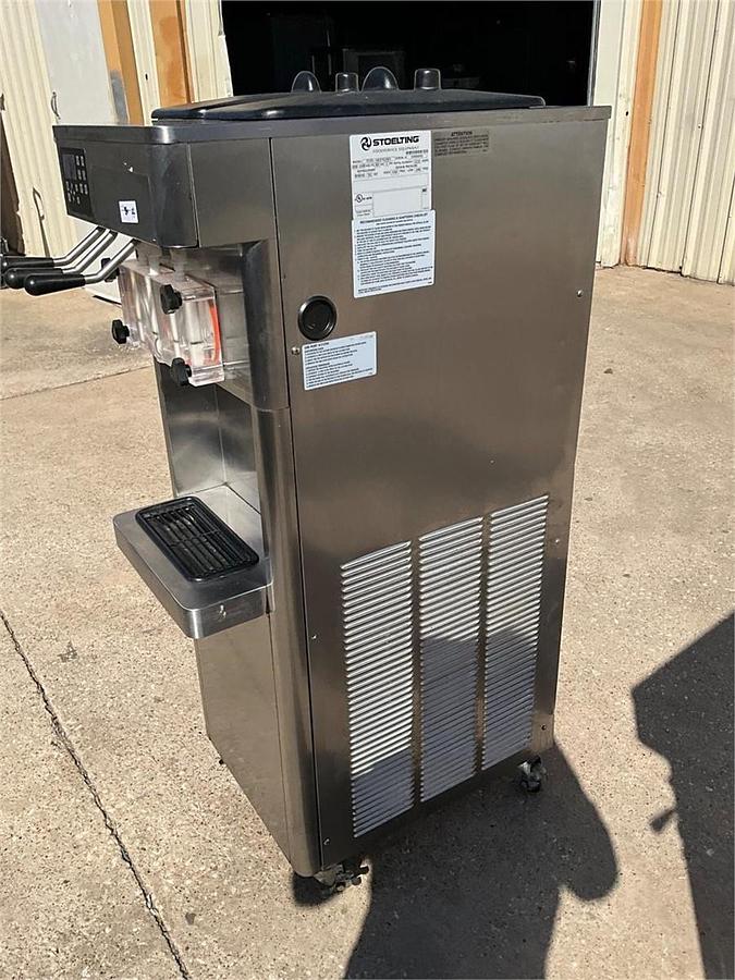 Used Stoelting ice cream machine on casters