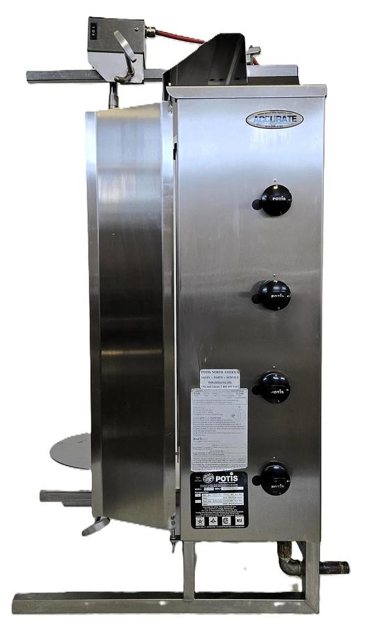 Used Potis NA-GD4-NG Shawarma Machine - Natural Gas -WARRANTY