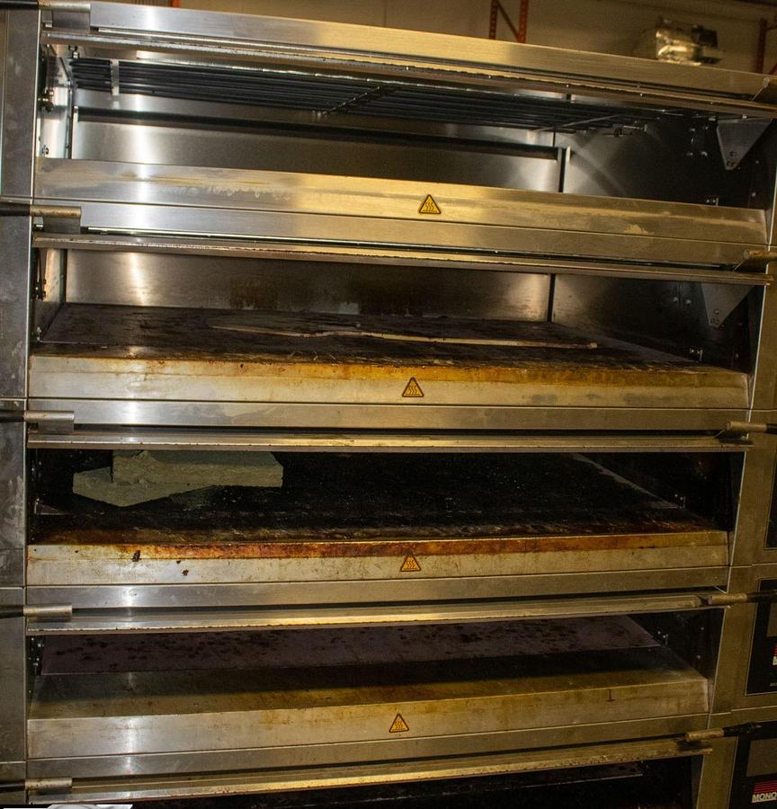 Used MONO HARMONY 5 STACKED MODULAR DECK OVENS