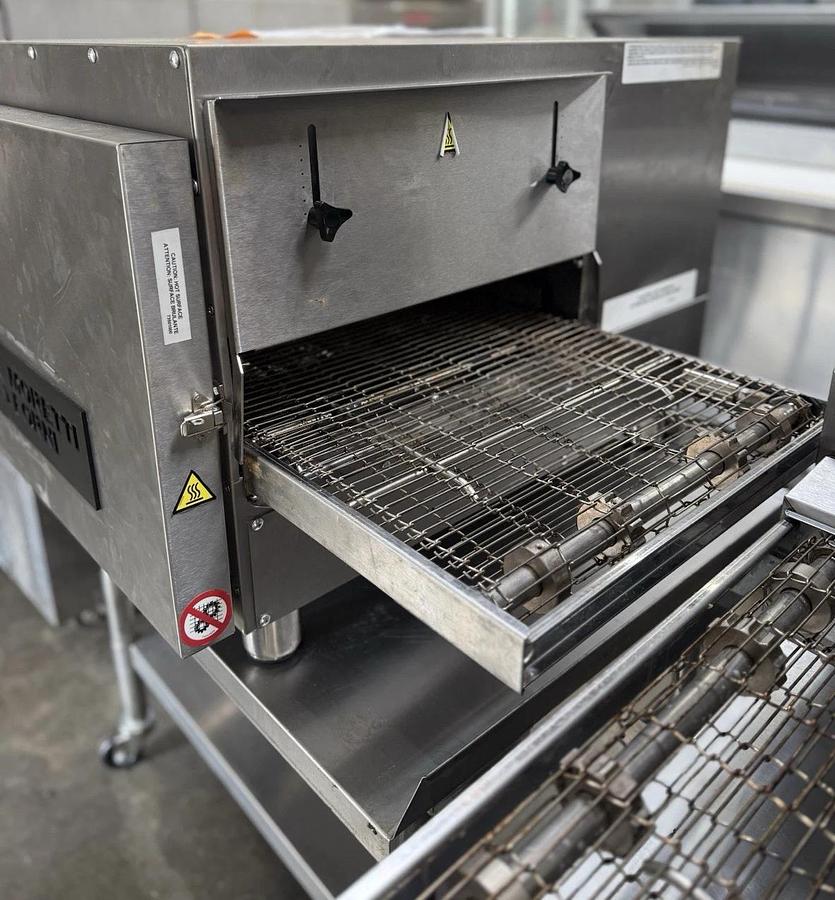 Used Moretti-Forni-T64EULV-Electric-Conveyor-Pizza-Oven-W-Stand