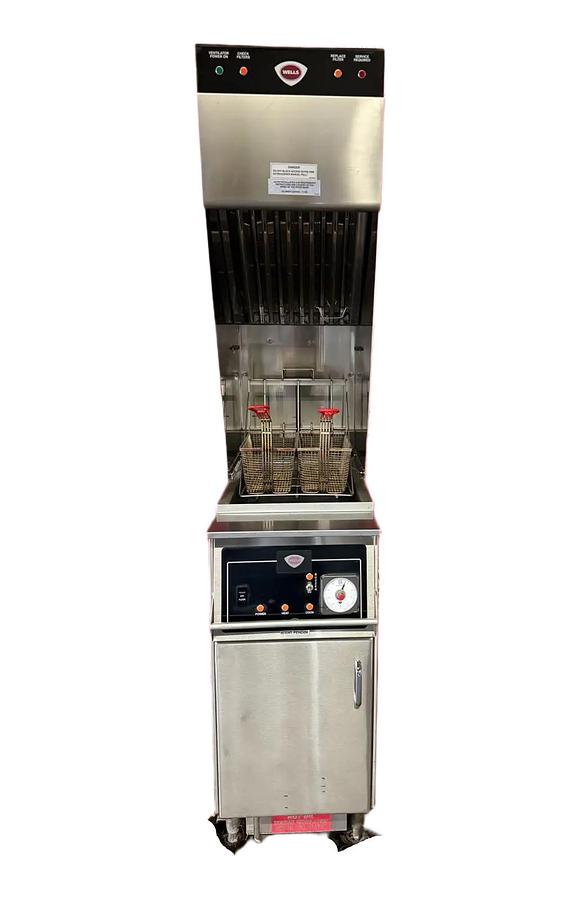 Used 16” wells WVAE-55F slim ventless fryer
