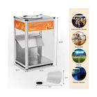Nacho Machine Food Warmer, Nacho Chip Warmer Countertop Display Case With Light