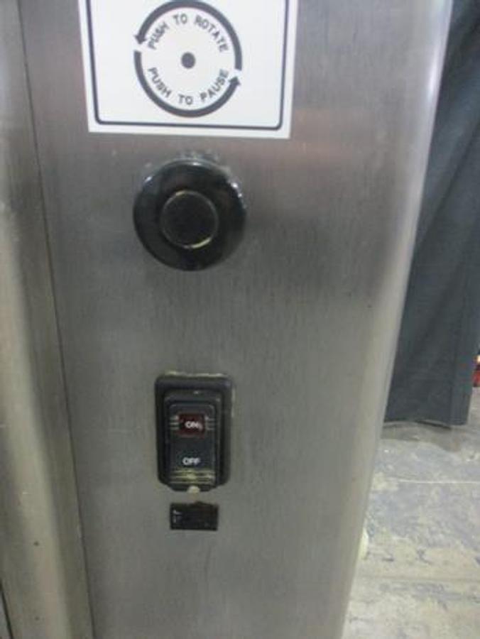 Used Hobart Model KA7E Electric Self Clean Pass Thru Rotisserie Oven On Casters, Good Condition, Removed From Working Grocery Store,!