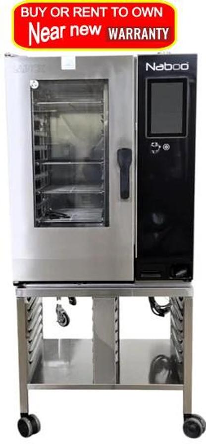 Used Lainox NAG101B Half Size Combi Oven - Nat Gas