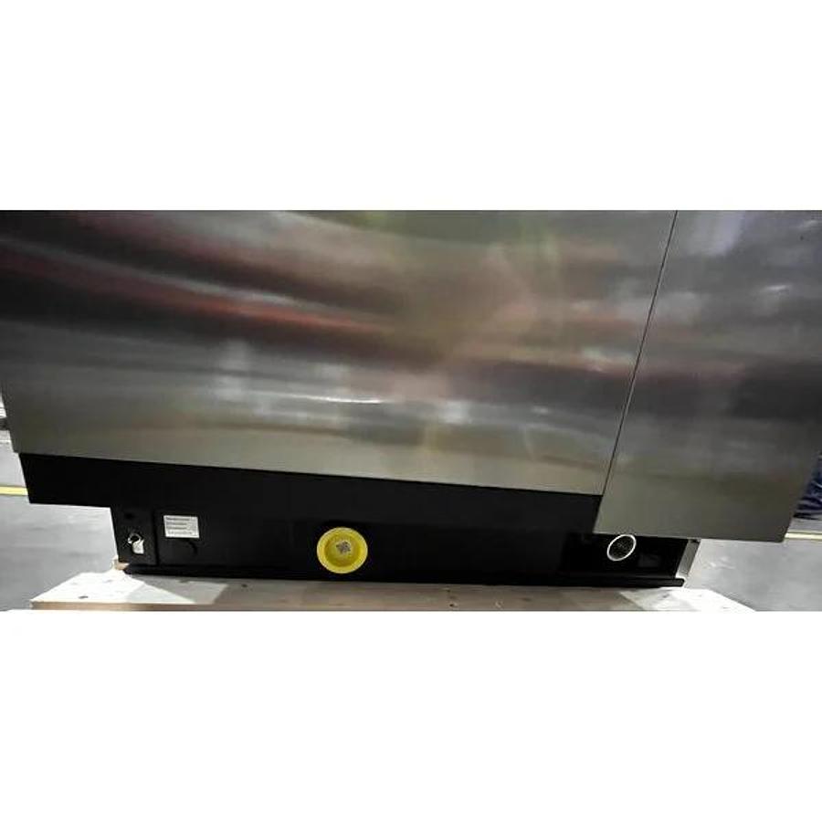 Used Scratch and Dent Rational iCombi Classic 10 Pan Half-Size Electric Combi Oven with Stand and Ventless Condensation Hood - 18.9kW
