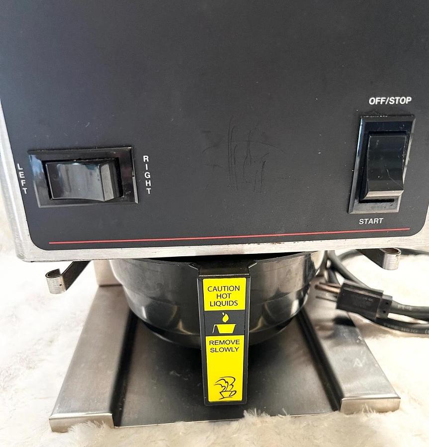 Used BUNN LPG-2E LOW PROFILE GRINDER W/ 2 HOPPERS - 2 available