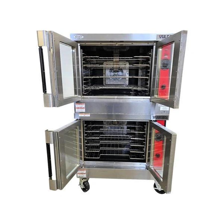Used Vulcan VC4GD-11D350K Double Deck Convection Oven - Nat Gas