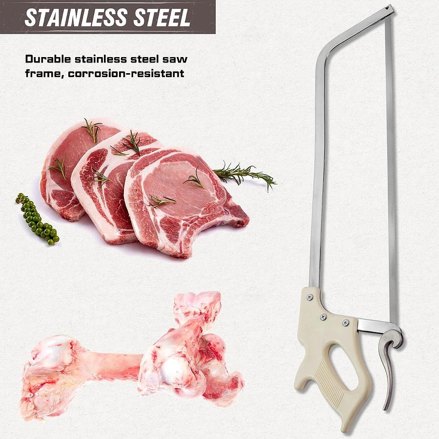 Used KATA Butcher Saw Meat and Bone Saw Meat Processing Saw with 25-inch SK5 Blade,