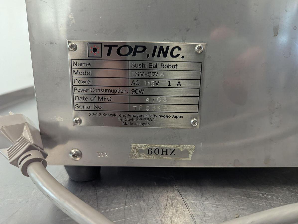 Used XTop TSM-07 Sushi Nigiri Machine