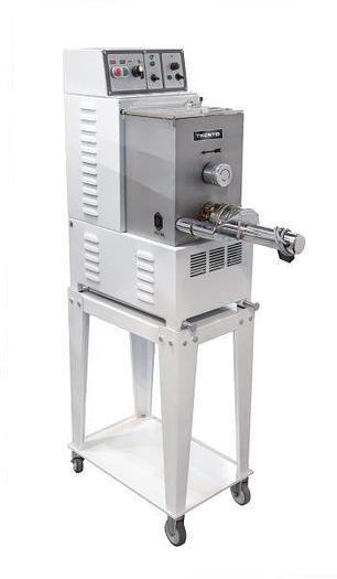 Trento 11 lb (5 kg) Countertop Pasta Machine with Cooling and Cutter, 1 HP, 110 V + TROLLEY