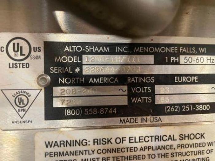 Refurbished ALTO-SHAAM 1200-TH-III 16 PAN COOK & HOLD OVEN