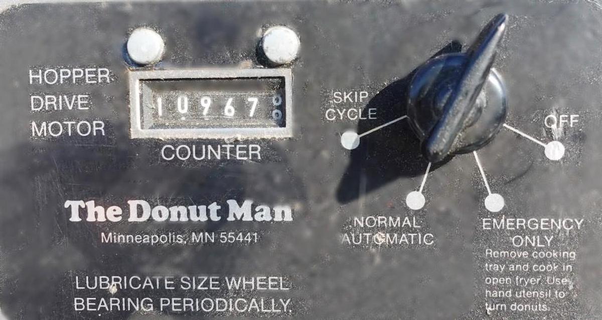 Used Lil Orbits Donut Machine Maker ~ W/ Cart, Hood & Fryer Ready to ROLL Doughnut!