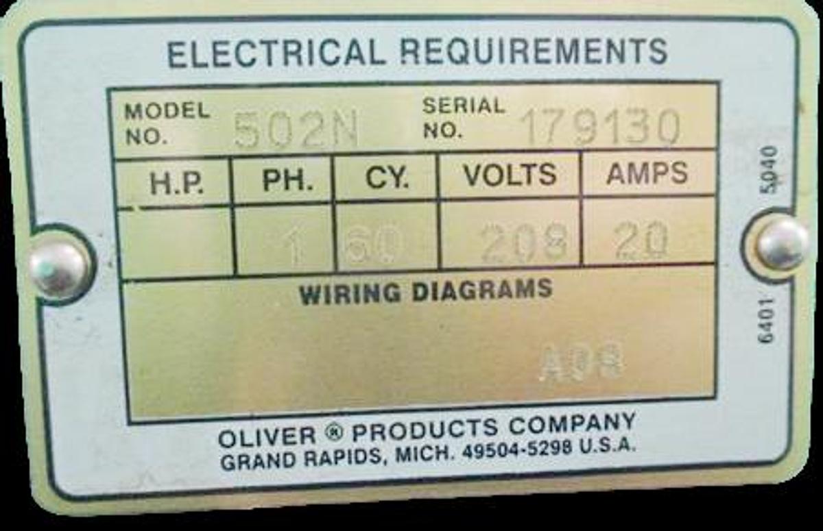 Used Oliver Double Grooved Panini Grill - SAVE BIG TIME