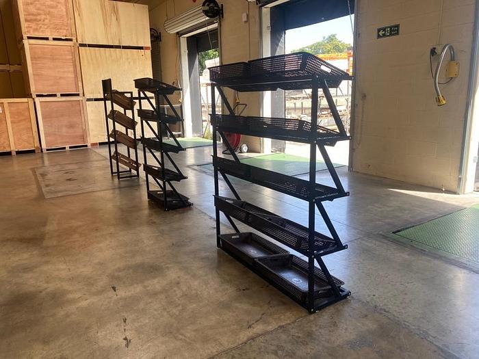 Fruit rack fruit shelf vegetable supermarket Display -10 Baskets -SEE VIDEO