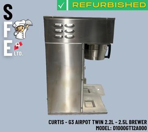 Used Curtis - G3 Airpot Twin 2.2L - 2.5L Brewer - Model: D1000GT12A000