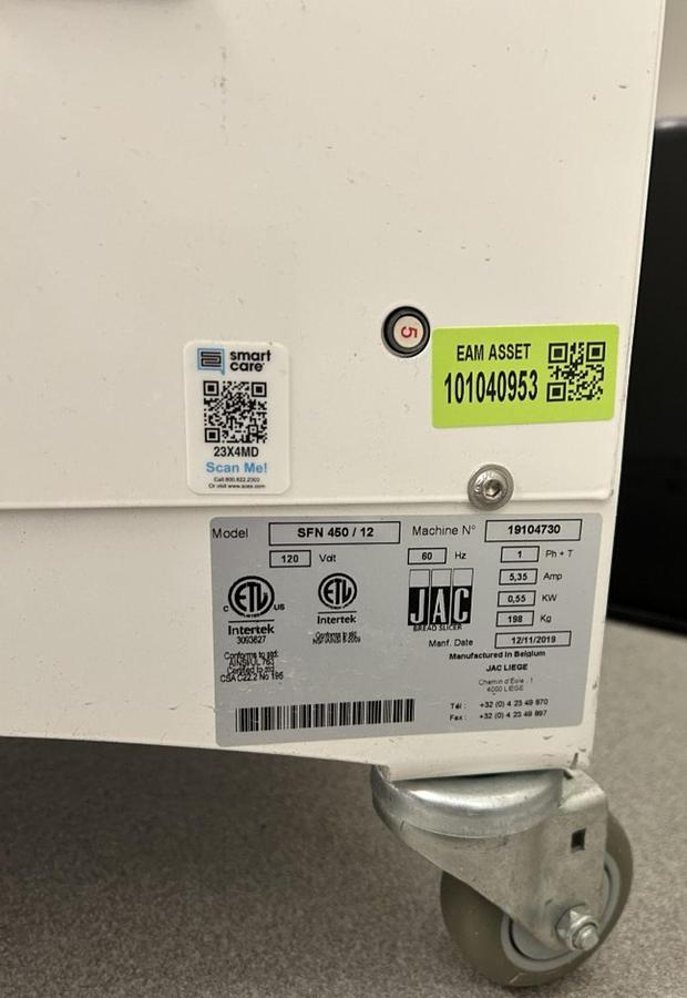 Used JAC BREAD SLICER