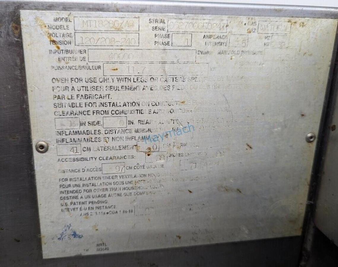 Used 21" belt Blodgett Gas Conveyor Pizza Ovens