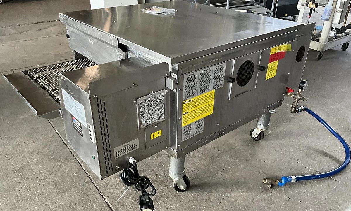 Used 2023 Middleby Marshall PS638G Gas Impingment Conveyor Pizza Oven Single Stack