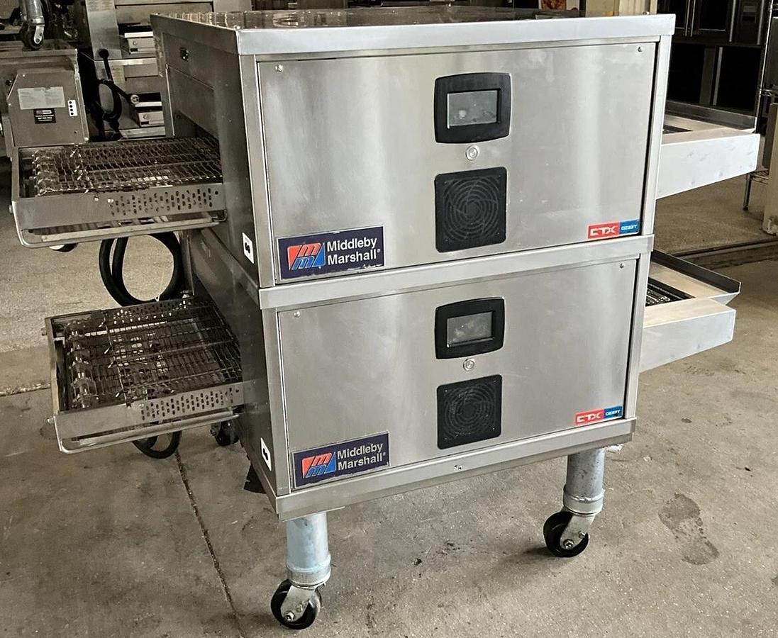 Used 2023 CTX Middleby Marshall DZ33T Infrared Radiant conveyor pizza double oven
